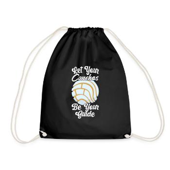 Conchas Pan dulce Latina Espagnol - Sac de sport léger - noir - Devant
