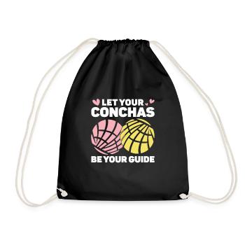 Conchas Pan Dulce Latina Espagnol - Sac de sport léger - noir - Devant