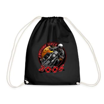 Génial depuis 2006, anniversaire du motard - Sac de sport léger - noir - Devant