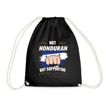 Pas hondurien mais un touriste de voyage de soutien - Sac de sport léger - noir - Devant