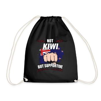 Pas Kiwi mais Voyage Touristique de soutien Kiwi Nouveau - Sac de sport léger - noir - Devant