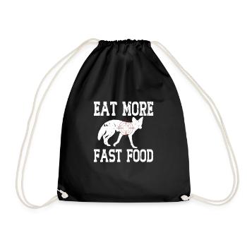 Chasse au coyote - Sac de sport léger - noir - Devant