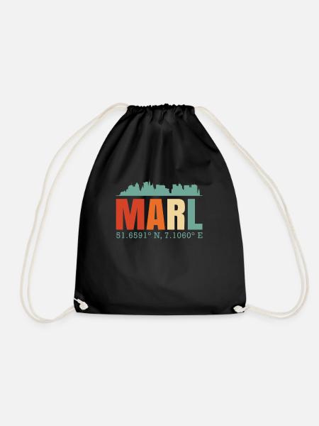 Marl - Turnbeutel - Schwarz