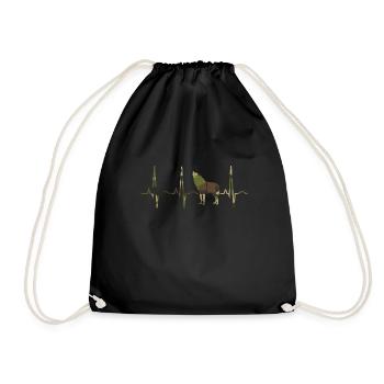 Chasse au coyote - Sac de sport léger - noir - Devant