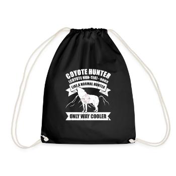 Chasse au coyote - Sac de sport léger - noir - Devant