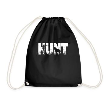 Chasse au coyote - Sac de sport léger - noir - Devant