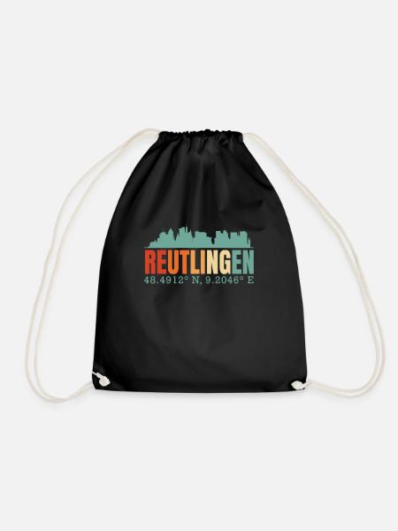 Reutlingen - Turnbeutel - Schwarz