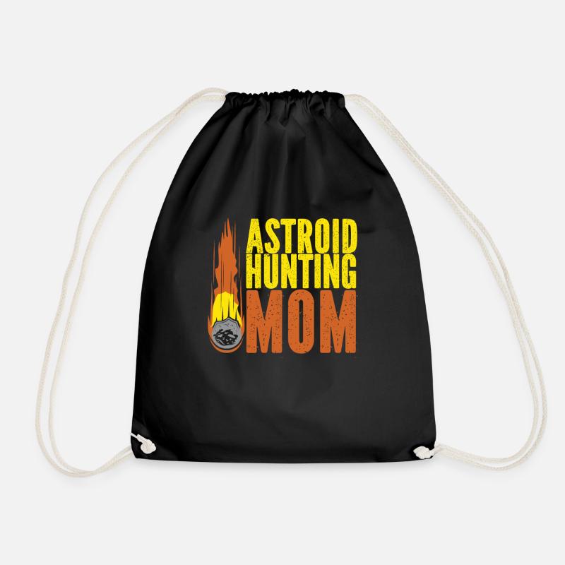 Weltraum Weltall Mama Astroid Umleitung - Turnbeutel - Schwarz