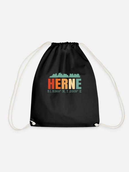 Herne - Turnbeutel - Schwarz