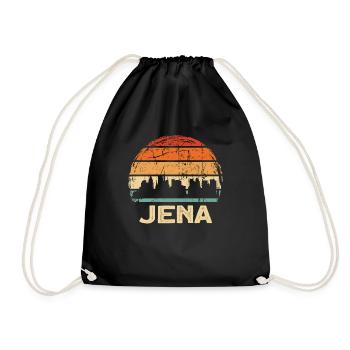 Jena - Turnbeutel - Schwarz - Vorne
