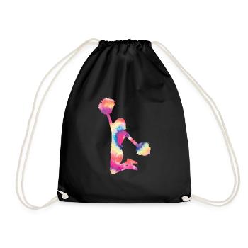 Cheerleader - Drawstring Bag - black - Front