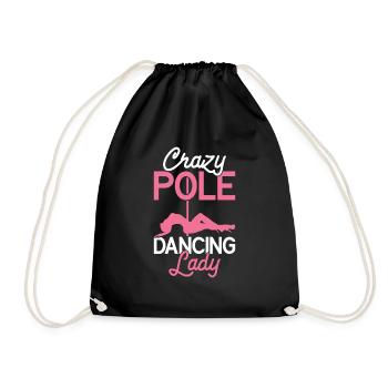 Pole Dance - Turnbeutel - Schwarz - Vorne