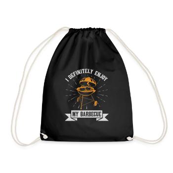 J’APPRÉCIE VRAIMENT MON BARBECUE - Sac de sport léger - noir - Devant