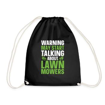 Mowing - Drawstring Bag - black - Front