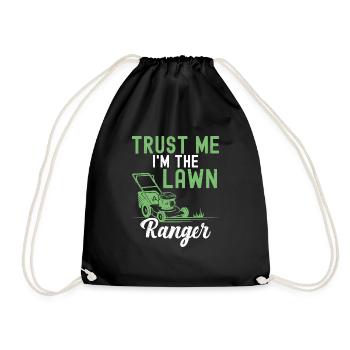 Mowing - Drawstring Bag - black - Front