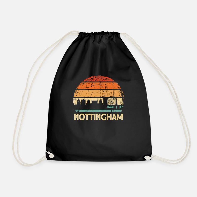 Nottingham - Drawstring Bag - black