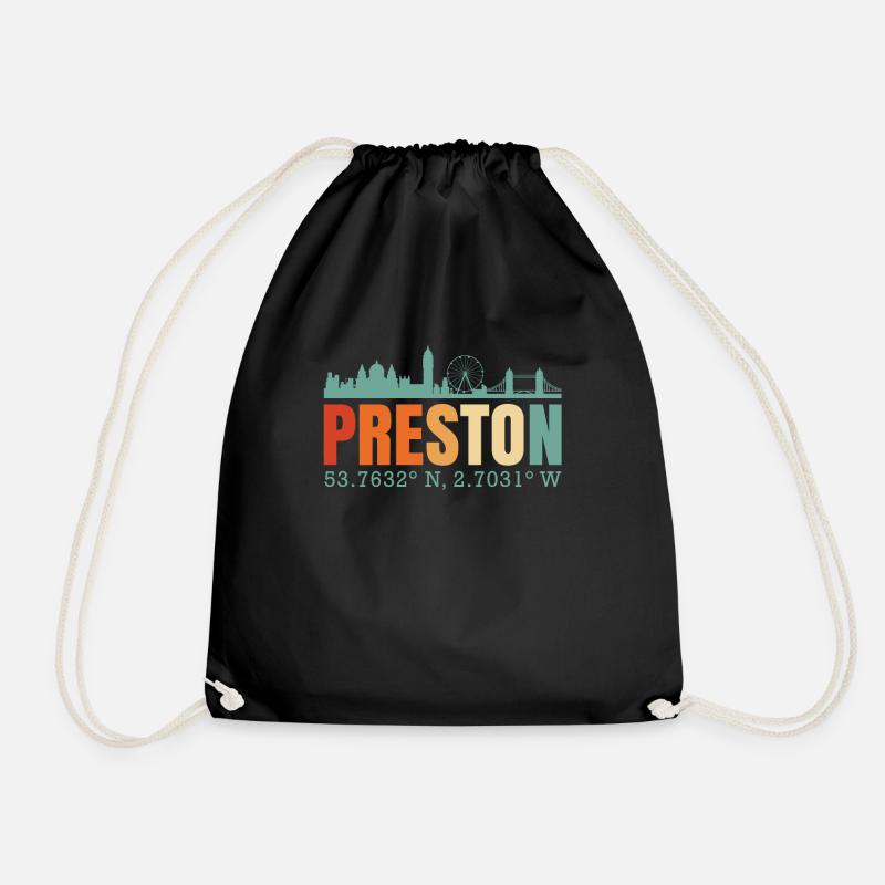 Preston - Drawstring Bag - black
