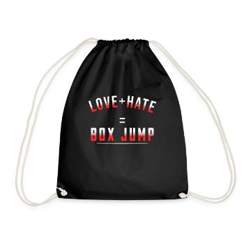 Gift for Sports Workout WOD Bodybuilding Sport - Drawstring Bag - black - Front