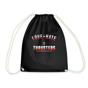 Gift for Sports Workout WOD Bodybuilding Sport - Drawstring Bag - black - Front