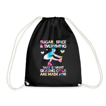 Patinage - Sac de sport léger - noir - Devant