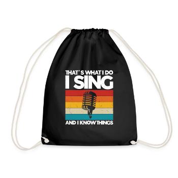 Chanter - Sac de sport léger - noir - Devant