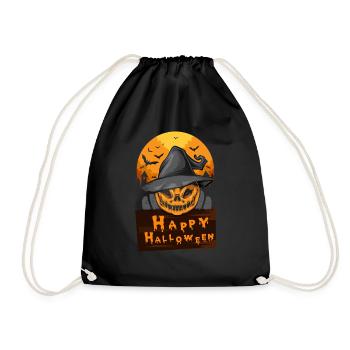 Tenue joyeuse d’Halloween pour le 31 octobre - Sac de sport léger - noir - Devant