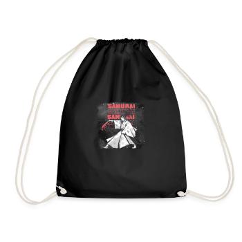 Japonais Samurai Femme Culture Esthétique Otaku - Sac de sport léger - noir - Devant