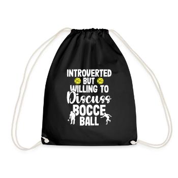 Bocce - Drawstring Bag - black - Front