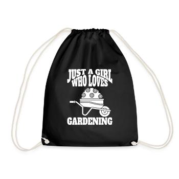 Gardener Hobby gardener Gardening Gardening - Drawstring Bag - black - Front