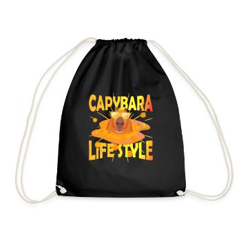 Canard de style de vie Capy - Sac de sport léger - noir - Devant