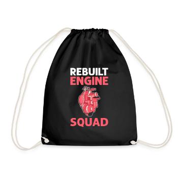 Commande machine convertie. - Sac de sport léger - noir - Devant
