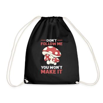 Ne me suivez pas. Vous n’y arriverez pas. - Sac de sport léger - noir - Devant