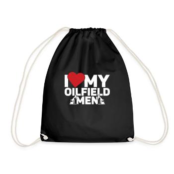 Oilfield - Drawstring Bag - black - Front