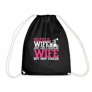 Oilfield - Drawstring Bag - black - Front