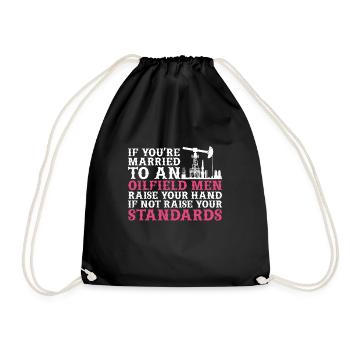 Oilfield - Drawstring Bag - black - Front