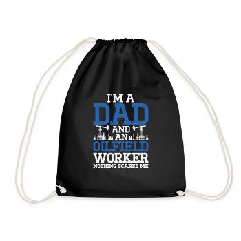 Oilfield - Drawstring Bag - black - Front