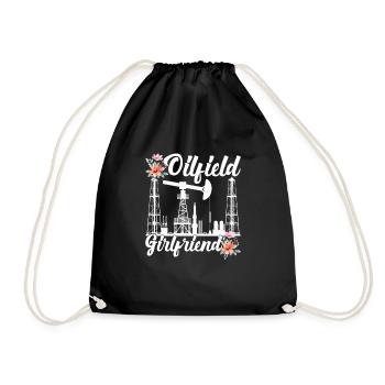 Oilfield - Drawstring Bag - black - Front
