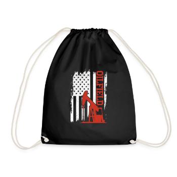 Oilfield - Drawstring Bag - black - Front