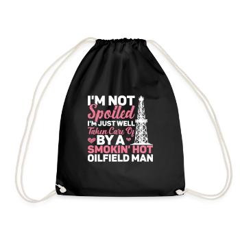 Oilfield - Drawstring Bag - black - Front