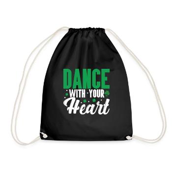 Danse irlandaise - Sac de sport léger - noir - Devant