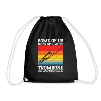 Trombone - Drawstring Bag - black - Front