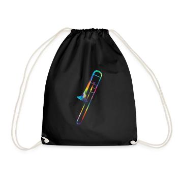 Trombone - Drawstring Bag - black - Front