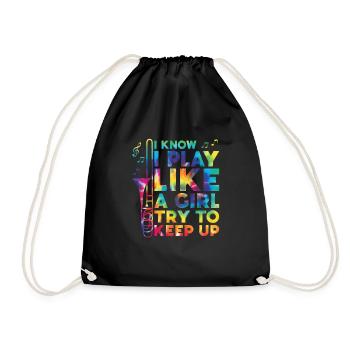Trombone - Drawstring Bag - black - Front