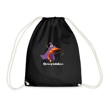 Shrimp Magician Wizard Shrimp - Drawstring Bag - black - Front