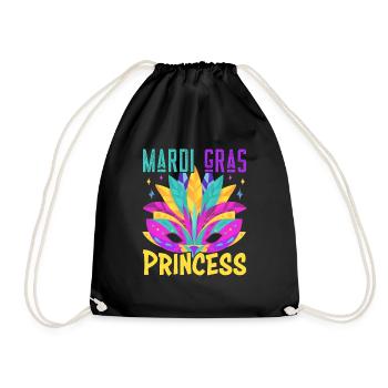 Carnival Family Matching Mardi Gras Princess - Turnbeutel - Schwarz - Vorne