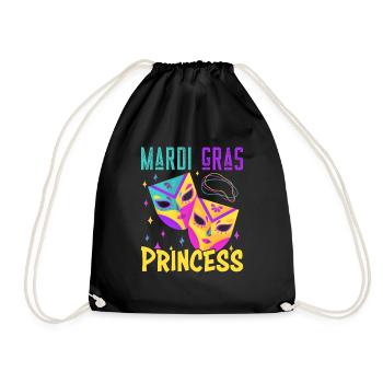 Carnival Family Matching Mardi Gras Princess - Turnbeutel - Schwarz - Vorne
