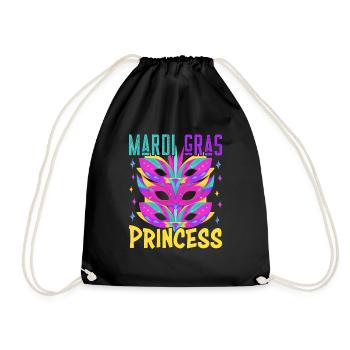 Carnival Family Matching Mardi Gras Princess - Turnbeutel - Schwarz - Vorne