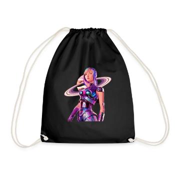 Space Girl 2 - Sac de sport léger - noir - Devant