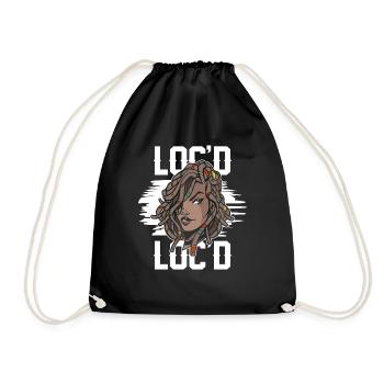 C’est The Locs For Me - Afro Hair Black American - Sac de sport léger - noir - Devant