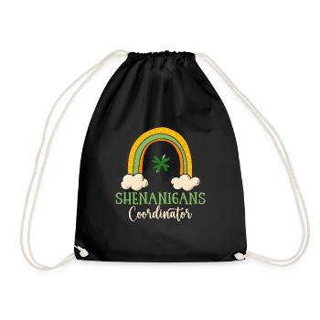 Coordonnatrice de Shenanigan’s de Merry St. Patrick’s - Sac de sport léger - noir - Devant